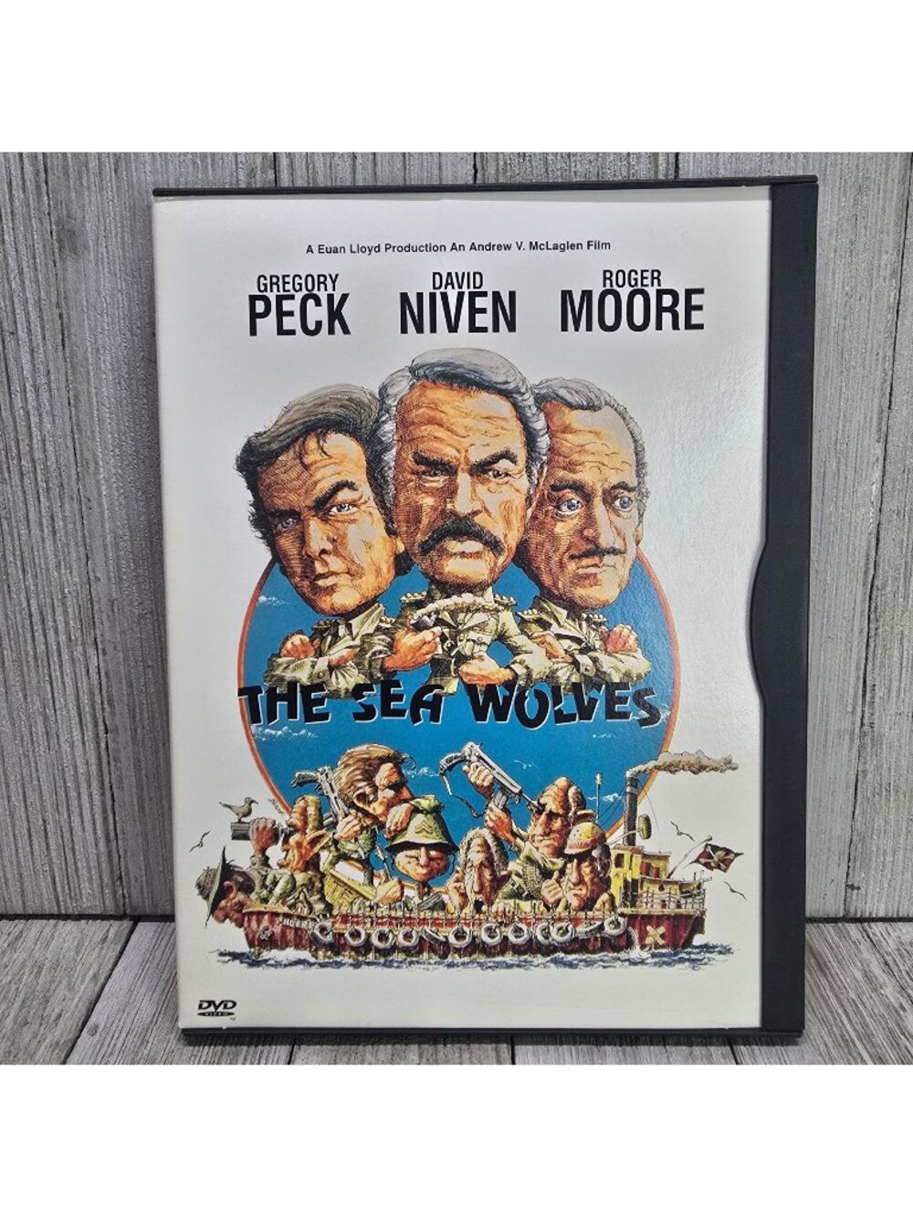 The Sea Wolves DVD 1980 - Gregory Peck David Niven Vintage Classic Movie